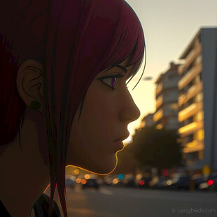 次元漫剧《分镜里的告白》封面